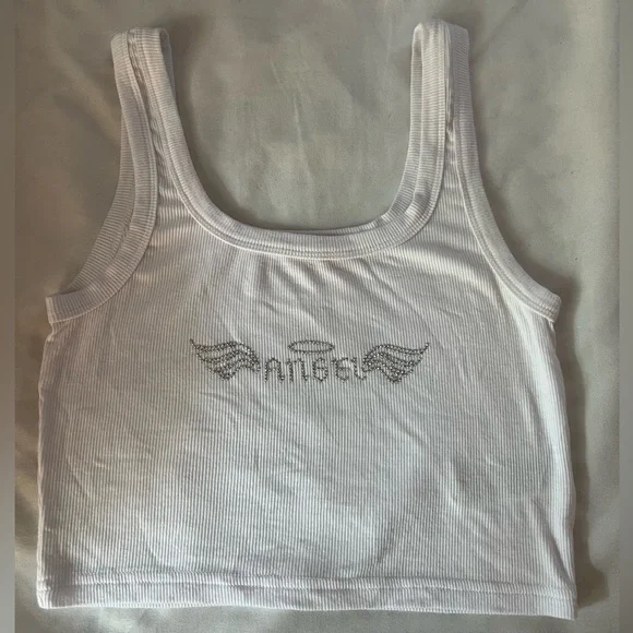 ⭐️(3/$25) NWOT EDIKTED Heaven Diamond Tank Top - Picture 4 of 5